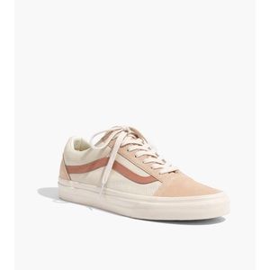 Madewell x Vans shoes in camel